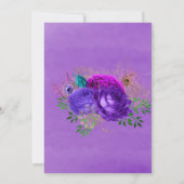 Luxury Fiesta Peacock Glitter Weddenschappen (Achterkant)