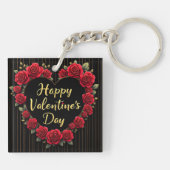 Luxury Floral Beautiful Love Trendy Collection Sleutelhanger (Achterkant)