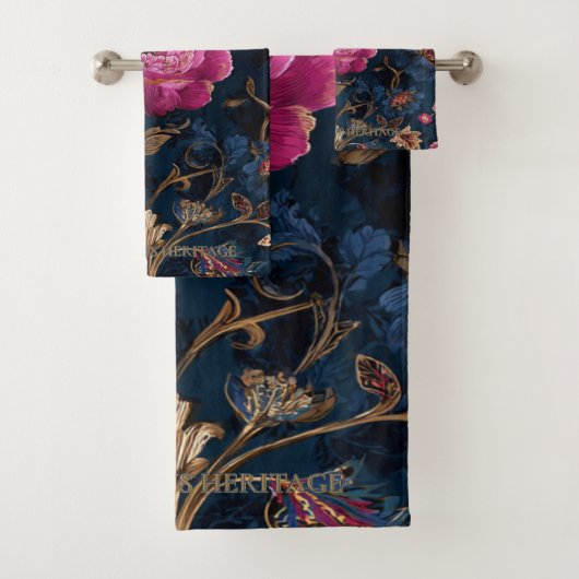 Luxury Floral Vintage Royal (En situation)