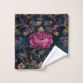 Luxury Floral Vintage Royal (Gant de toilette)