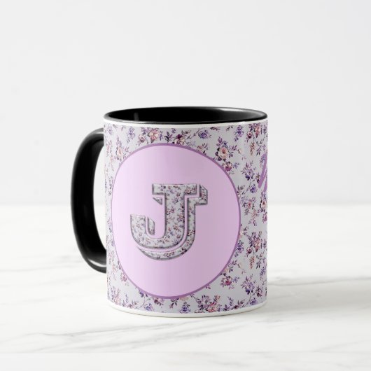 Luxury Flowers Monogram J Mok (Voorkant links)