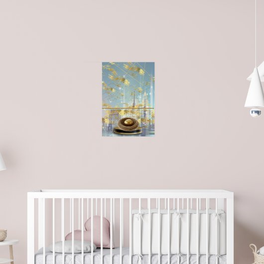  Luxury Foil Easter Card Poster (Pépinière 2)