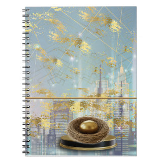 Luxury Foil Easter Invitation Card Notitieboek