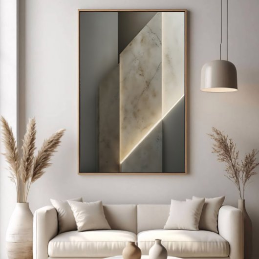 Luxury Geometric Texture Canvas Afdruk