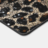 Luxury Glitter Brown Black Gold Leopard Pattern (Coin)