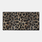 Luxury Glitter Brown Black Gold Leopard Pattern (Recto)