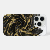 Luxury Gold and Black Abstract Marble Ink Flow (Verso Horizontal)