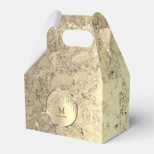 Luxury Gold Bedankdoosjes (Voorkant Zijde)