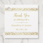 Luxury Gold Bedankjes Labels (Voorkant)