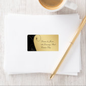 Luxury Gold-Black adreslabel Etiket (Insitu)