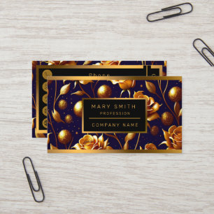 Luxury Gold Boho Roos Modern Collectie Visitekaartje