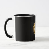 Luxury Gold Crescent Eid Mubarak Mug – Modern Isla (Gauche)
