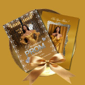 Luxury Gold Elegant Prom Send-Off Invitation