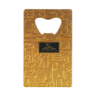 Luxury Gold Foil Five Star Hotel Branding Elegant