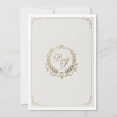 Luxury Gold Foil Wedding Invitation 5x7 | Elegant  (Dos)