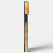 Luxury Gold Glitter en Sparkle Monogram Case-Mate iPhone Case (Achterkant / Rechts)