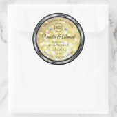 Luxury Gold Glitter Product Labels Diamonds Logo (Tas)