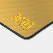 Luxury Gold Gradient Gothic Monogram Executive  (Coin)