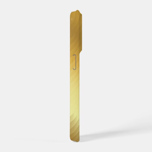 Luxury Gold Gradient Pattern Monogram Gothic Initi (Côté droit)