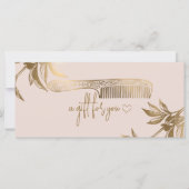Luxury Gold Hair Salon Studio Gift Certificate  (Voorkant)