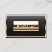 Luxury Gold Label Accounting Visitekaartje (Voorkant)