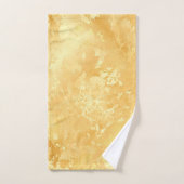 Luxury Gold Marble Monogrammed Bad Handdoek (Handdoek)