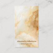 Luxury Gold Marble  Visitekaartje (Voorkant)