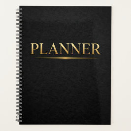 Luxury Gold Planner with Glow Line