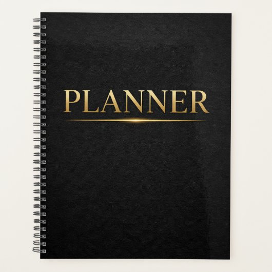 Luxury Gold Planner with Glow Line (Voorkant)