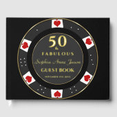 Luxury Gold Poker Chip Casino 50e anniversaire (Recto)