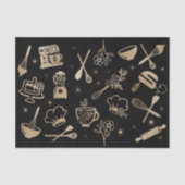 Luxury Gold Sparkle Baking Cooking Utile Bakery Tissuepapier (Voorkant)