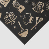 Luxury Gold Sparkle Baking Cooking Utile Bakery Tissuepapier (Detail)