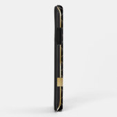 Luxury Gold Striped Diamond Bricks iPhone 5 Hoesje (Achterkant/rechts)