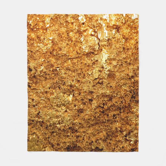 Luxury gold texture. fleece deken (Voorkant)