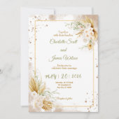 Luxury Gold Wedding Invitation (Devant)