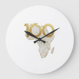 Luxury Golden Afrika 100 Jaar Jubileum Erfenis - Grote Klok