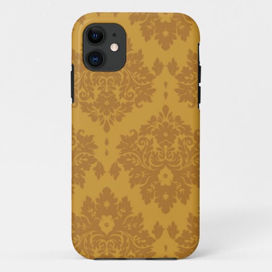 Luxury Golden Damask Case-Mate iPhone Case (Achterkant)