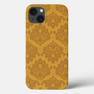 Luxury Golden Damask iPhone 13 Hoesje