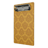 Luxury Golden Damask Mini Klembord (Angled2)