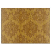 Luxury Golden Damask Snijplank (Voorkant)