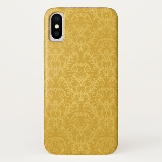 Luxury Golden Floral Wallpaper Case-Mate iPhone Case (Achterkant)