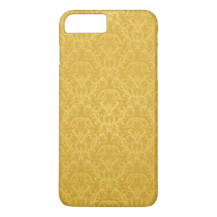 Luxury Golden Floral Wallpaper iPhone 8 Plus / 7 Plus Hoesje