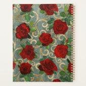 Luxury Golden Flowers Elegant Chic Classy Custom Planner (Achterkant)