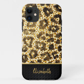 Luxury Golden Leopard Print – Stylish,Elegant Case-Mate iPhone Case (Achterkant)