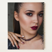 Luxury Golden Waterverf Butterfly Monogram Planner (Achterkant)