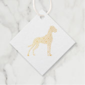 Luxury Great Dane Bag Bedankjes Labels (Voorkant)