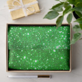 Luxury Green Gold Glitter Tissuepapier (Geschenk)