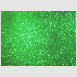 Luxury Green Gold Glitter Tissuepapier