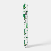 Luxury Green Gold Hats and Shamrocks White (Côté gauche)