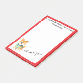 Luxury Grooming Pet Personalized Trendy Collection Post-it® Notes (Schuin)